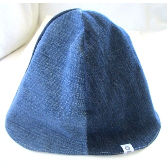 Denim Two Tone Tulip Hat Women/Girls/Teens - New with Tags - Mixed Fibers S/M - Picture 11 of 12